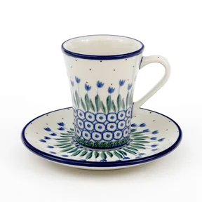 Filiżanka i spodek espresso F70 0,11l <br> 490AX Tulipany